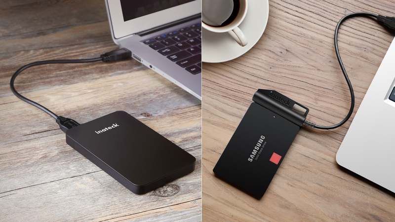 Inateck HDD/SSD Enclosure, $12 with code 8ZJN8XVD | Inateck SATA III Cable, $7 with code CQTSBNAX
